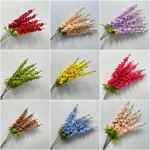 千代兰仿真花婚庆飞燕草舞台路引