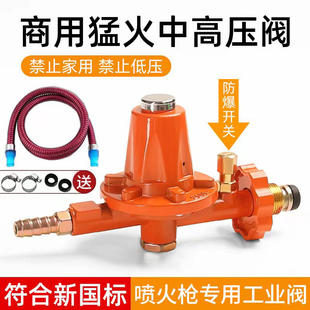 国标液化气工业减压阀煤气罐防爆商用高压阀饭店猛火灶喷火枪专用