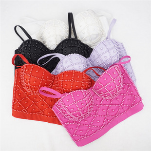 color for strapless top women纯色抹胸女士吊带背心 tank Solid