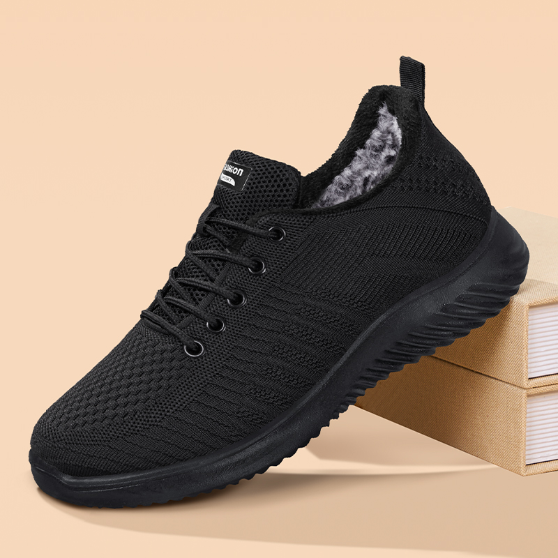 老北京布鞋男冬季新款休闲爸爸鞋