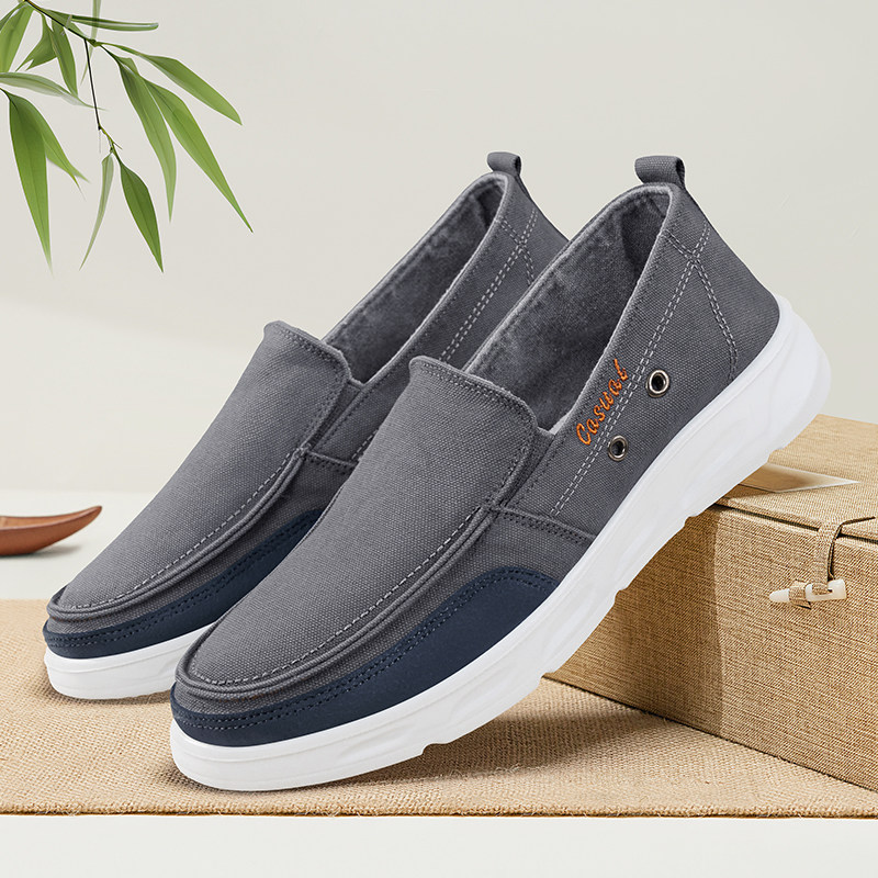 老北京布鞋男款2025新款软底轻便爸爸鞋中老年透气休闲防滑帆布鞋,流行男鞋,布鞋,淘宝优惠券,粉丝福利购,淘宝优惠卷