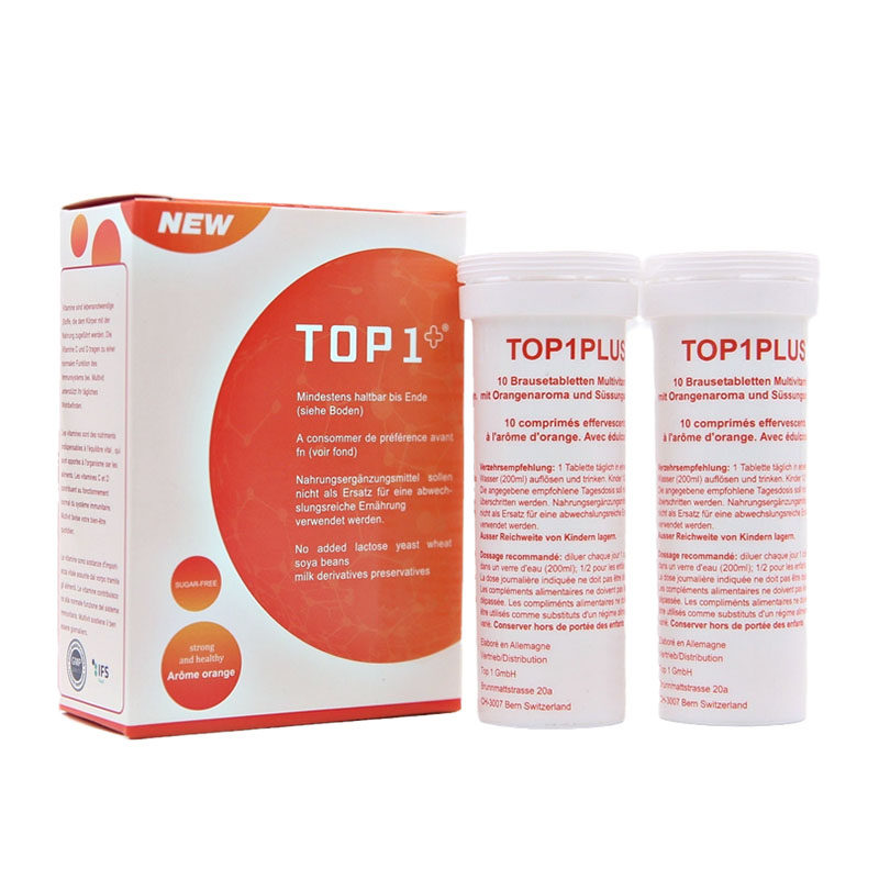 瑞士top1 plus泡腾片维生素c高能素vc复合b族b12多维e男女士儿童