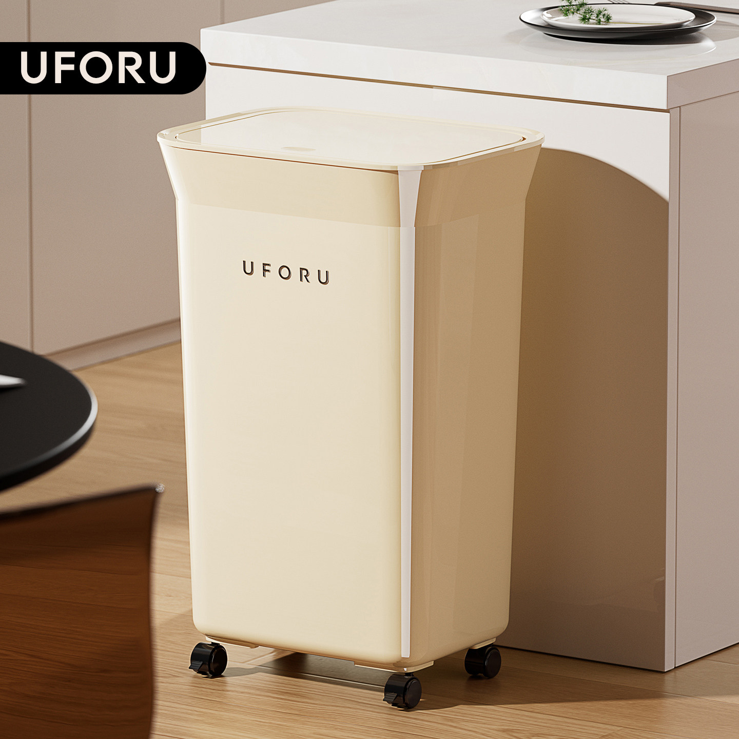 uforu厨房专用垃圾桶2026新款图片