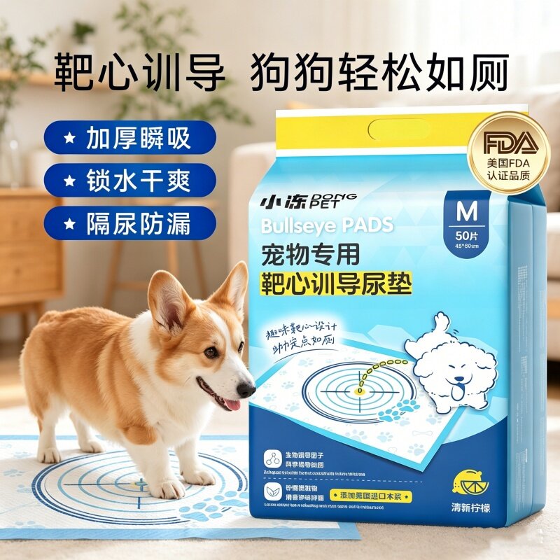 靶心加厚防漏尿片一次性除臭狗厕所猫咪待产片强吸水锁水大码优款