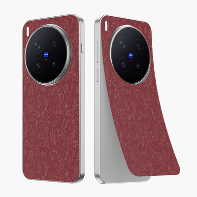 适用vivox300素皮膜个性原机素皮vivox300Pro手机背膜vivox200Pro素皮后膜x200Promini素皮手机膜