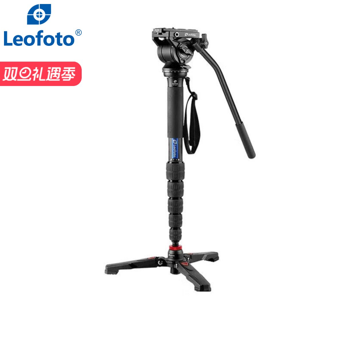 徕图Leotofo MP-326C+VD-02+BV-10 轻便6节碳纤维独脚架套装