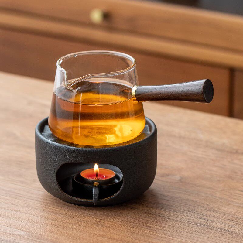 暖茶温茶炉蜡烛煮茶炉公道杯温茶器陶瓷炉茶壶加热底座保温烤茶炉