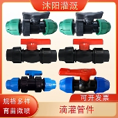 pe水管快接球阀快接接头塑料管活接农业大棚节水快装 开关