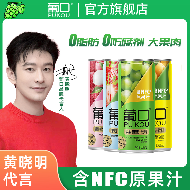 葡口果肉大颗粒风味果汁健康好喝