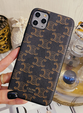 法国专柜同款复古老花字母适用苹果15/14/13/12promax全包防摔情侣手机壳iphone12/13/14/15pro/plus/mini