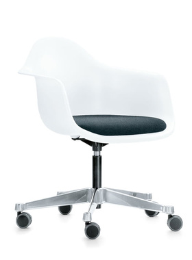 瑞士Vitra 伊姆斯扶手转椅 Eames plastic armchair pacc创意设计