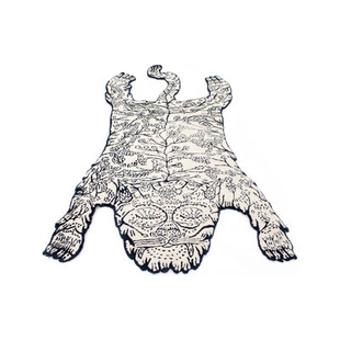 Tiger rug Small / 180 x 80 cm - Moustache 地毯