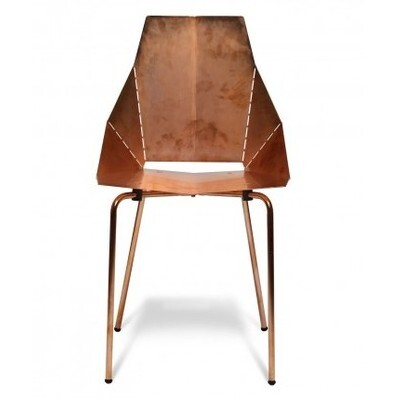 美国 bludot Copper real Good Chair 銅餐椅