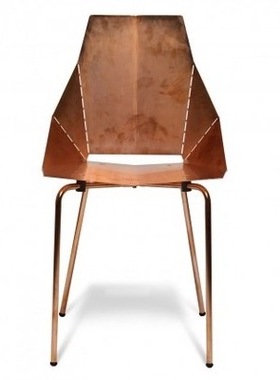 美国 bludot Copper real Good Chair 銅餐椅