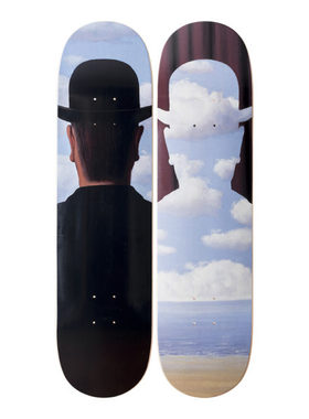 比利时The Skateroom装饰滑板René MAGRITTE勒内马格利特《转让