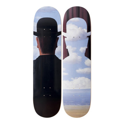 比利时The Skateroom装饰滑板René MAGRITTE勒内马格利特《转让