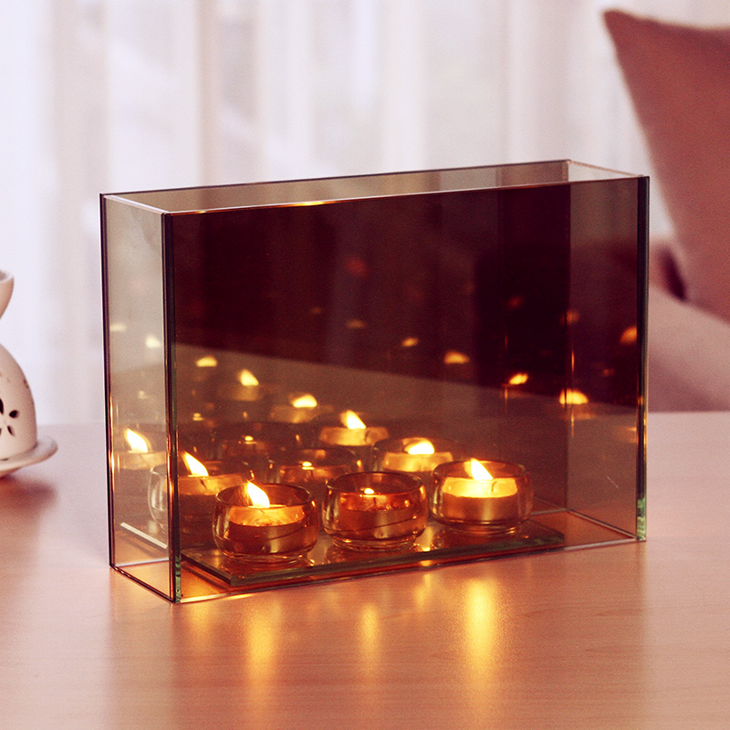 日本ROLF无限幻影创意玻璃烛台