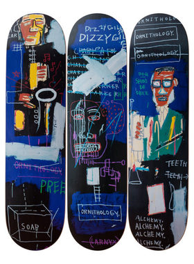 比利时The Skateroom 装饰滑板 Basquiat 巴斯奎特 Horn Players