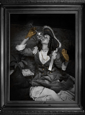 英国Mineheart 'Air is not enough...' Canvas 空气不足黑白复古