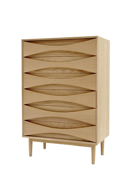 丹麦 Snedkergaarden AV03 Tall Boy dresser 高男孩大柜子Vodder