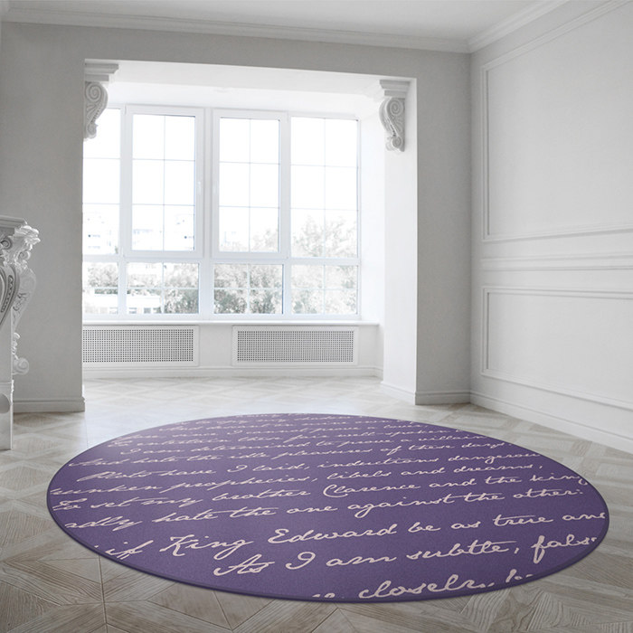 英国Mineheart Richard III Round Rug 理查三世圆形地毯两色可选