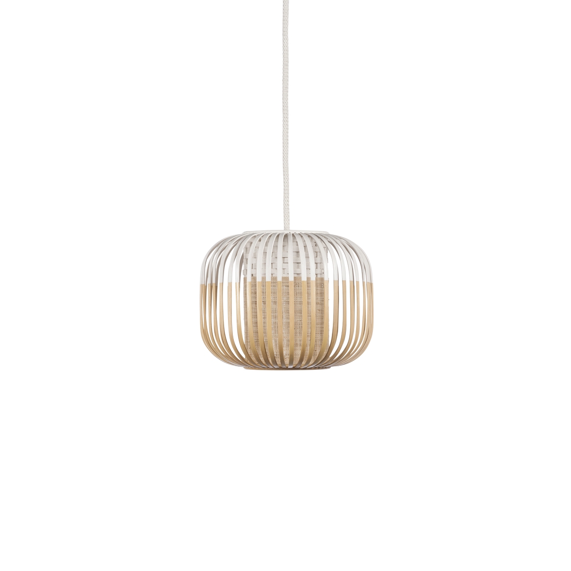法国Forestier Bamboo Pendant Light 竹编吊灯 xs号迷你型