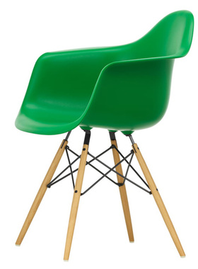 瑞士Vitra 伊姆斯扶手椅 塑料 彩色系Eames DAW 创意设计进口欧式