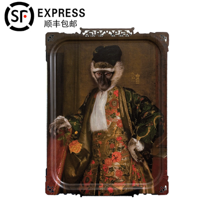 法国IBRIDE CORNELIUS 墙面装饰盘 猴子托盘 壁挂