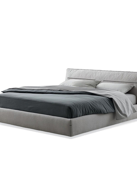 意大利进口正版现代布艺 Poliform  双人床 Jacqueline儿童房意式