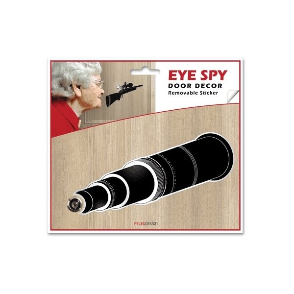 英国 Luckies 猫眼间谍门饰贴纸