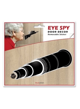 英国 Luckies 猫眼间谍门饰贴纸