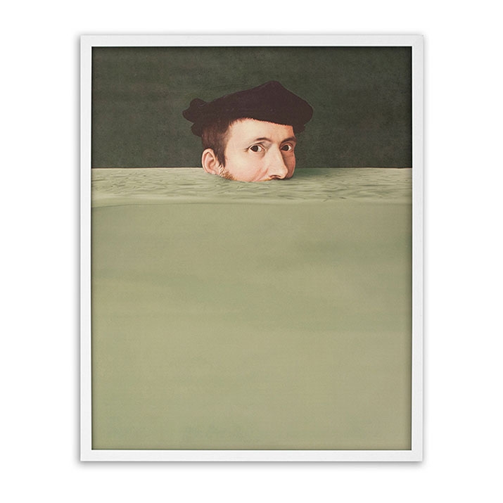 英国Mineheart Submerged-3 Framed Printed Canvas 淹水装饰画