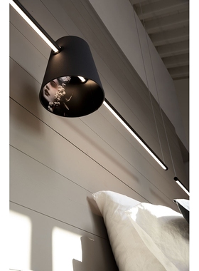 意大利Karman Cupido LED Pendant 隐形画黑色悬挂灯-一灯罩版