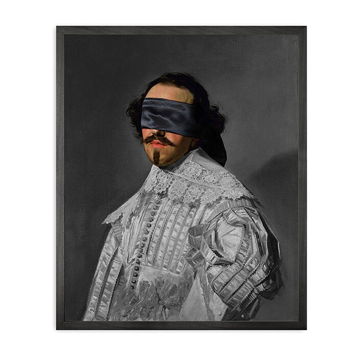 英国Mineheart Blindfold -5 Framed Printed 蒙住眼睛装饰画