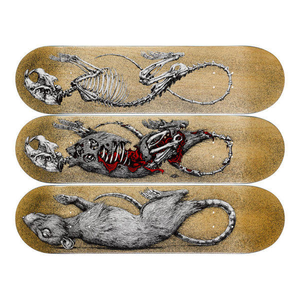 比利时The Skateroom 装饰滑板 ROA Decay 腐朽