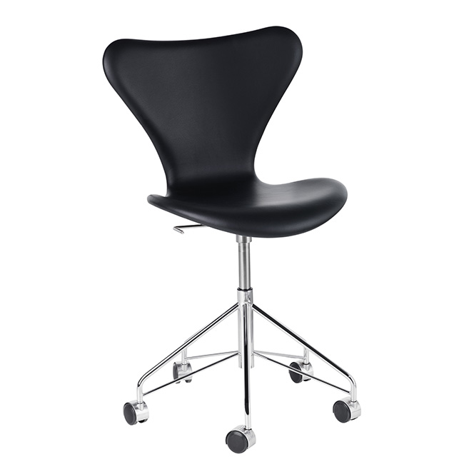 丹麦Fritz Hansen 转椅椅子 Série 7 Swivel chair 创意设计进口