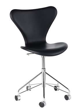 丹麦Fritz Hansen 转椅椅子 Série 7 Swivel chair 创意设计进口