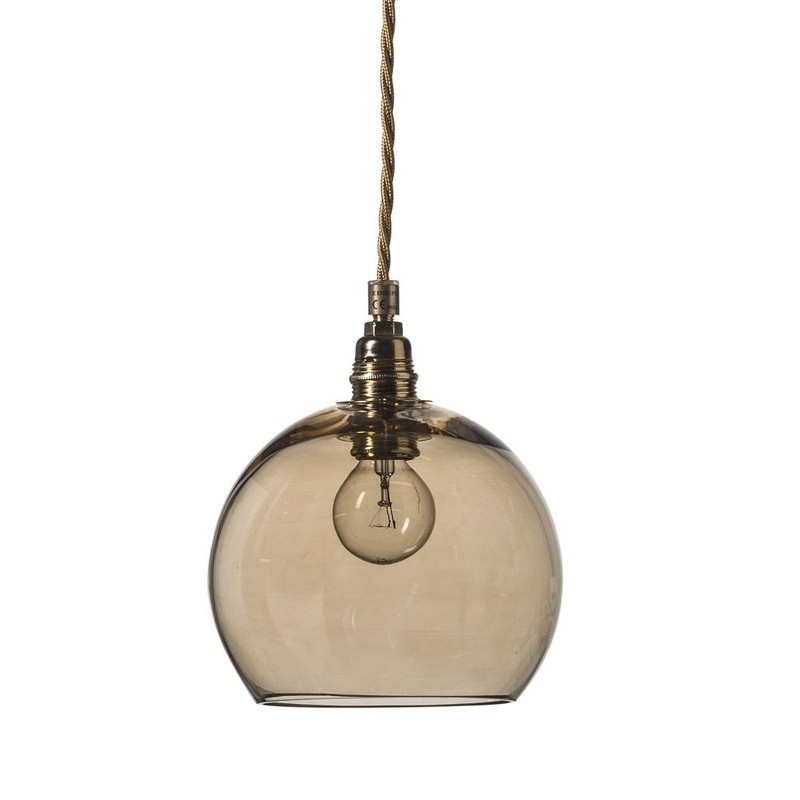 丹麦Ebb & Flow Rowan pendant 玻璃吊灯 Chestnut brown