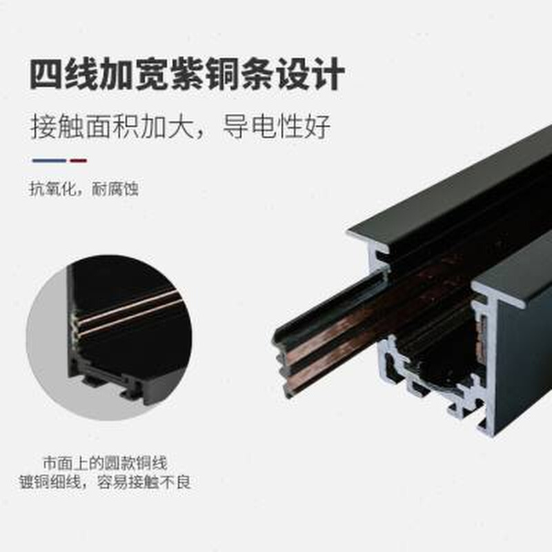 集成吊顶蜂窝板磁吸m轨道灯嵌入式暗藏智能厨房客厅弹簧卡扣无主