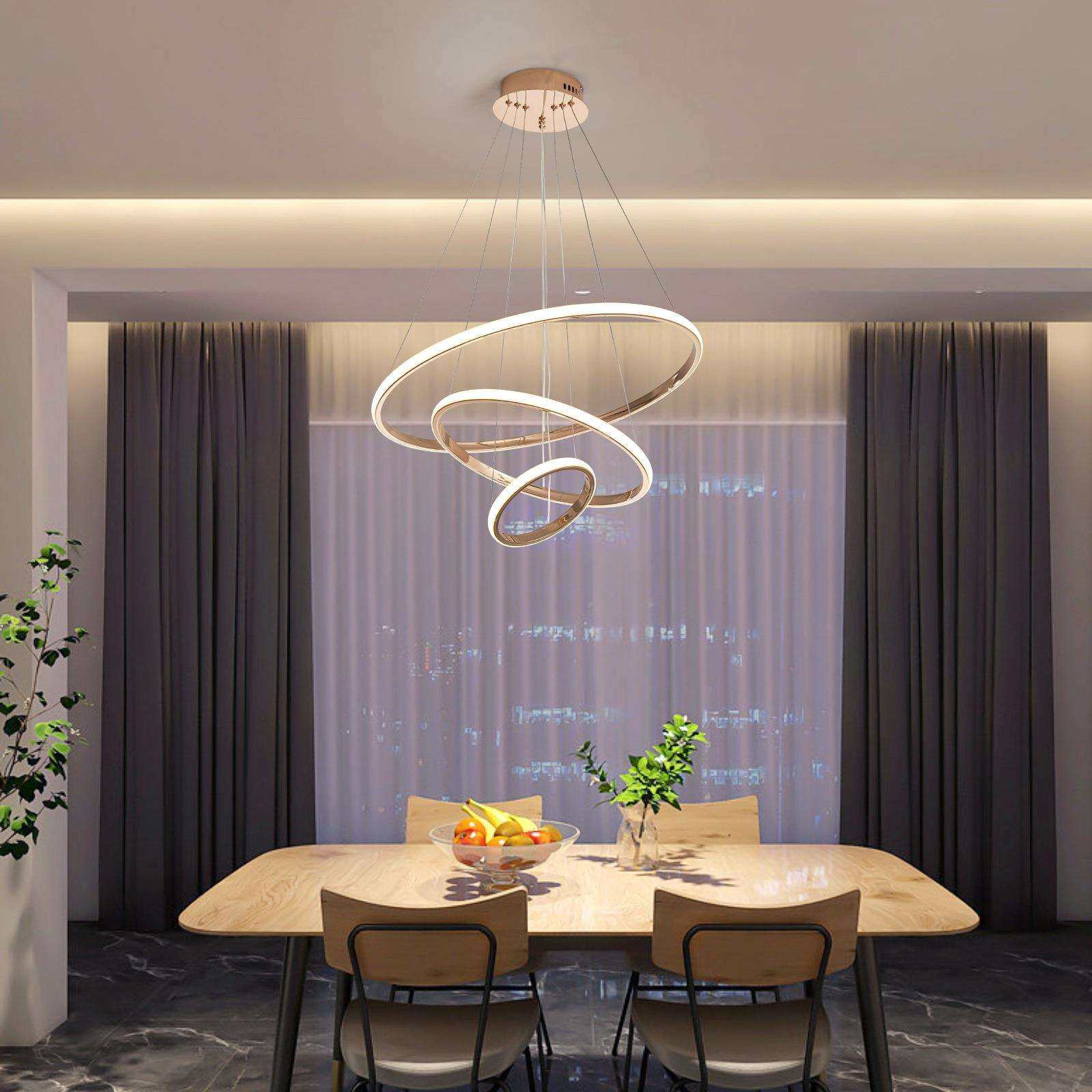 北欧餐厅吧台吊灯现代简约创意电镀艺术大气轻奢客厅灯灯具灯饰