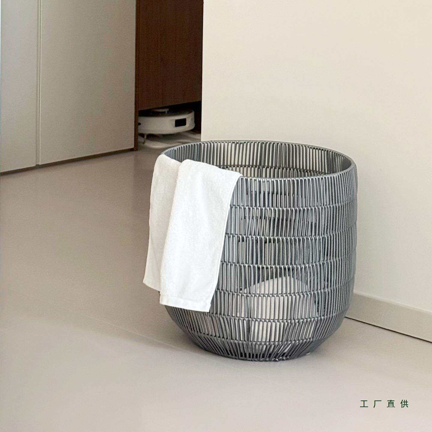 卫生间脏衣篓高颜值轻奢家用脏衣服收纳筐感脏衣篮浴室脏衣筐