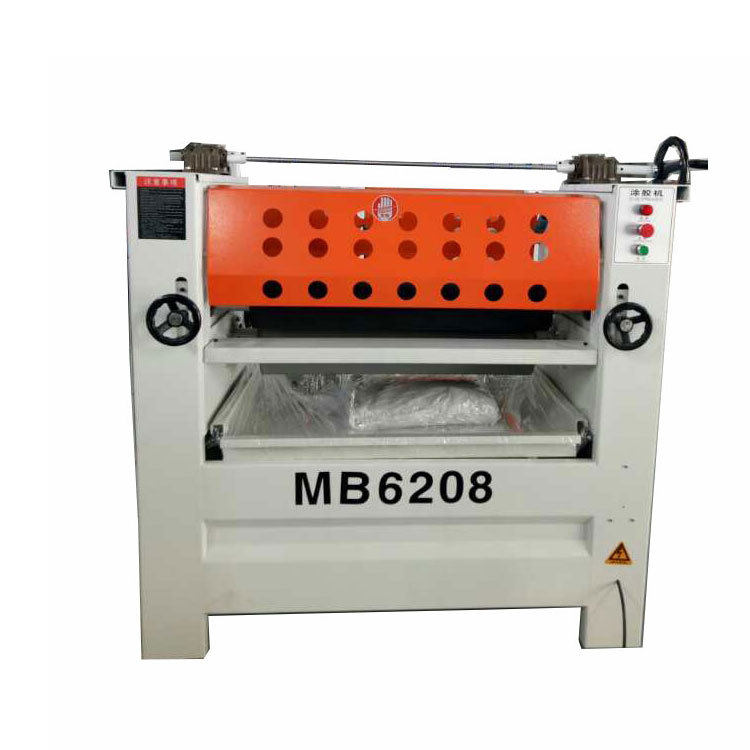 MB6208双面板式涂胶机木工过胶机自动滚胶机双辊木工涂胶机