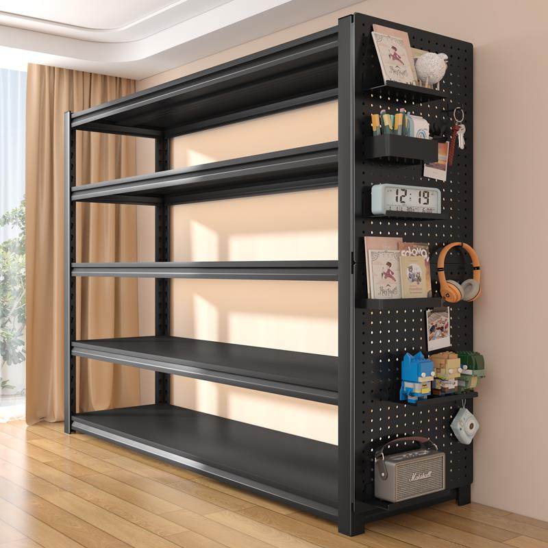 家用货架置物架多层落地仓库阳台储藏室杂物间商用超市钢制收纳架