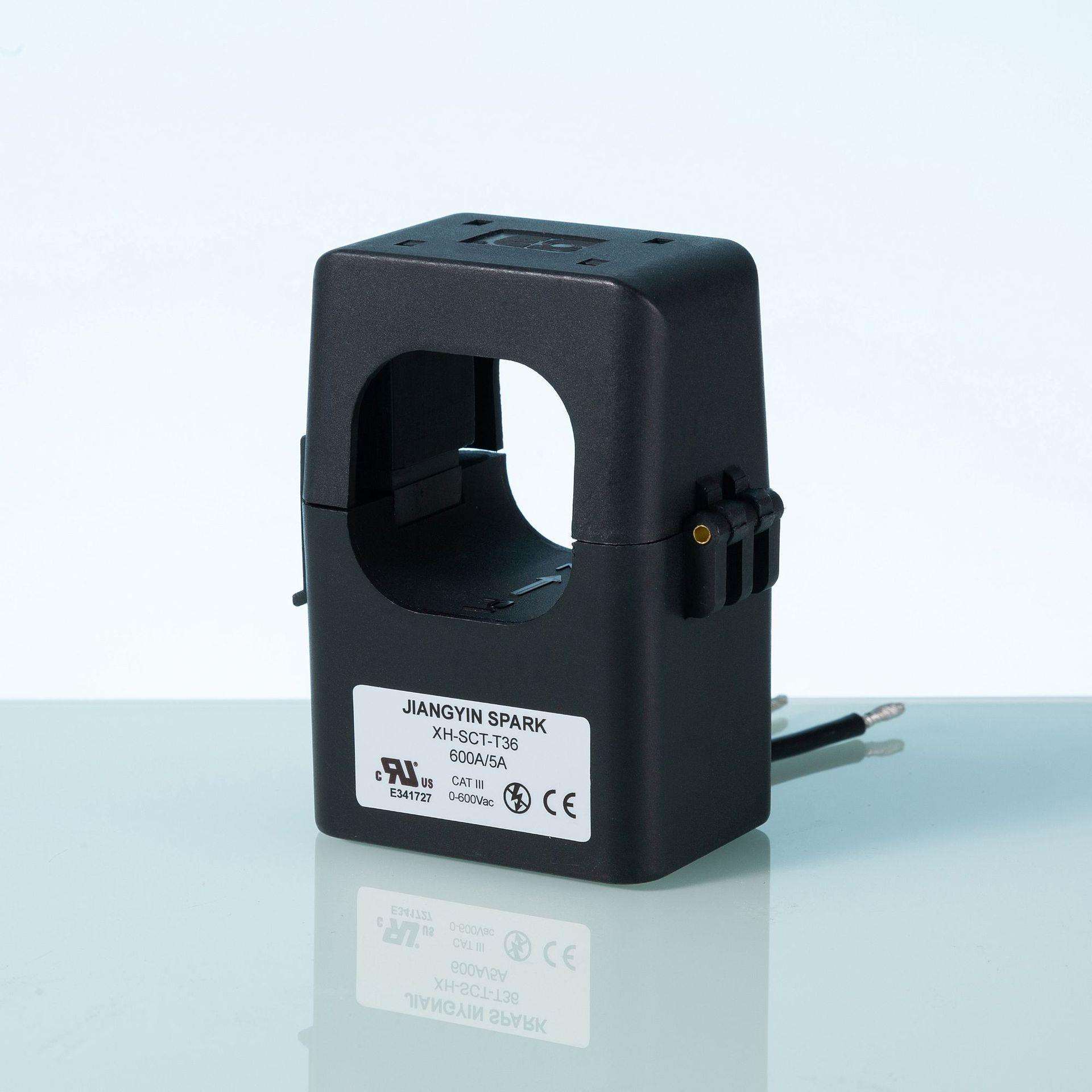 XH-SCT-T36开合开口式电流互感器50/5-600/5A孔径36MM400/5