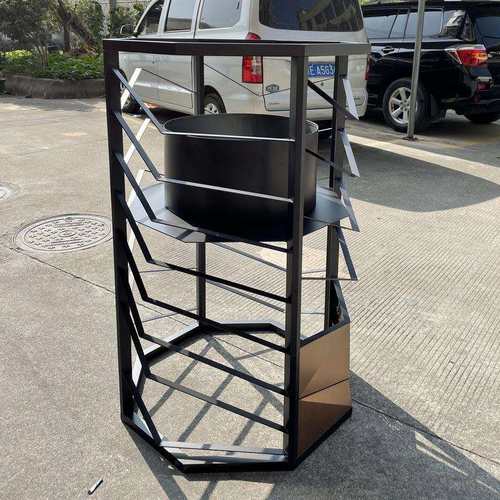 庭院篱笆铁艺花架简约铁艺落地花箱室外餐厅隔断种植花箱