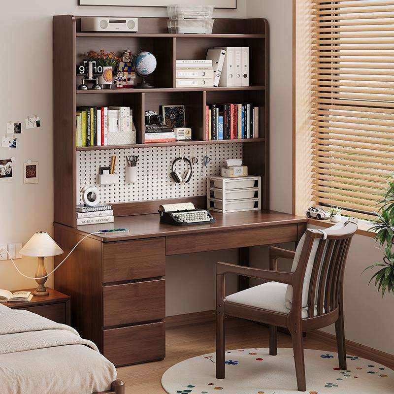 实木书桌书架一体家用学生小户型卧室洞洞板学习桌客厅书房电脑桌,洗护清洁剂/卫生巾/纸/香薰,商用空气治理/芳香用品,淘宝优惠券,粉丝福利购,淘宝优惠卷