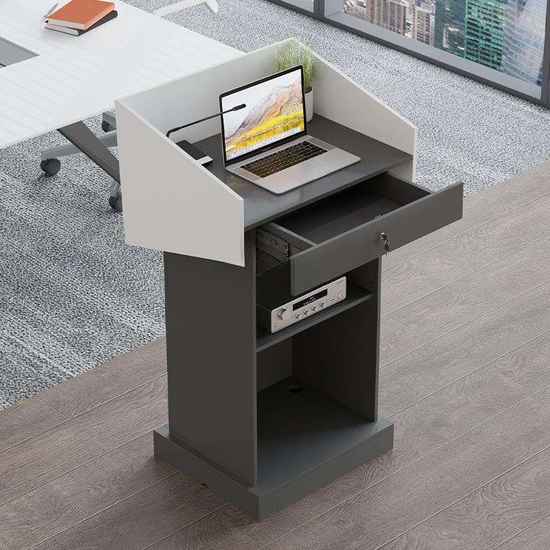 演讲台发言台简约教室教师学校会议室迎宾导购台公司机构讲台桌批