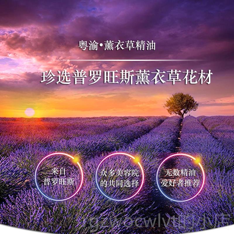 新款法国1薰衣肤草精油护淡正品助眠00ml单方按摩面部 香薰印进口