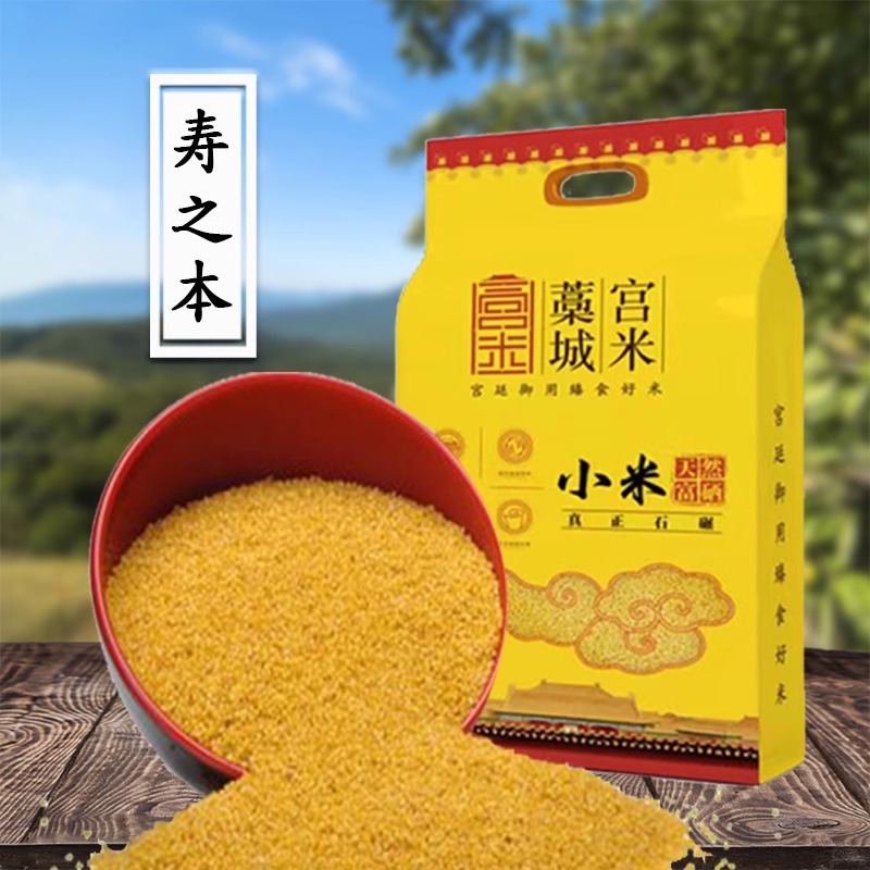 寿之本新鲜黄小米5斤工厂直发