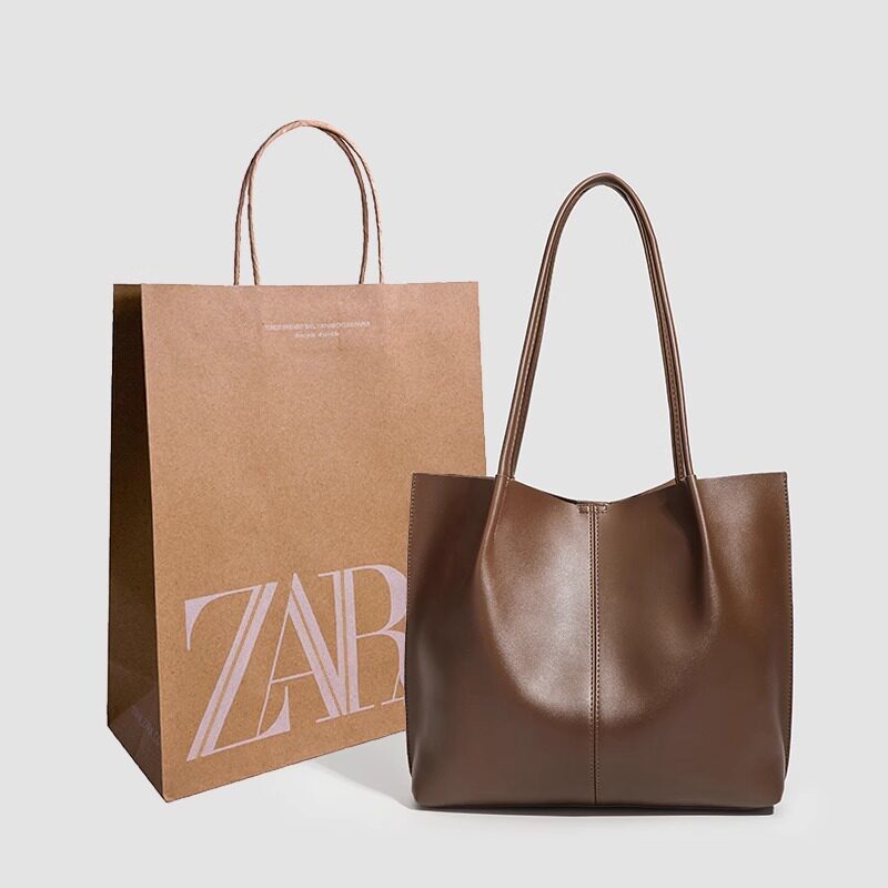 水桶包女新款2025单肩手提大包高级感小众设计大容量通勤包托特包